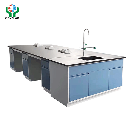 Texture Good Quality Modular Lab Island Worktable Bench for School Hospital Scientific Research