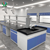 Texture Good Quality Modular Lab Island Worktable Bench for School Hospital Scientific Research